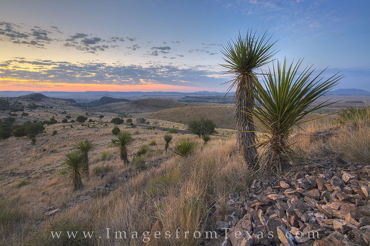 The Skyline Drive Trail in Davis Mountains State Park connect with the old CCC Trail and leads down to Fort Davis. This Texas...
