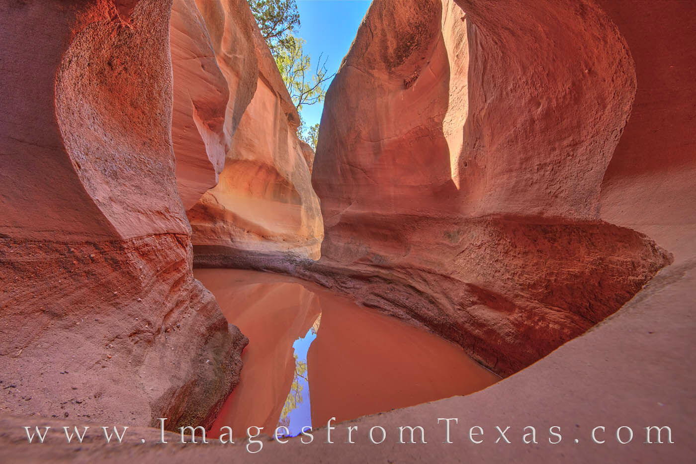Southwest of Caprock Canyons State Park on a private ranch, a small slot canyon known locally as "The Eye of the Llano" is a...