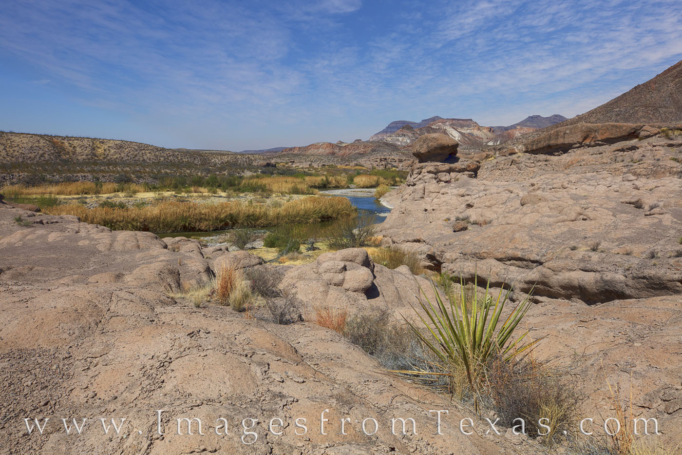 A hoodoo sits along the Rio Grande on the south side of Big Bend Ranch State Park. This area is great for exploring, and the...