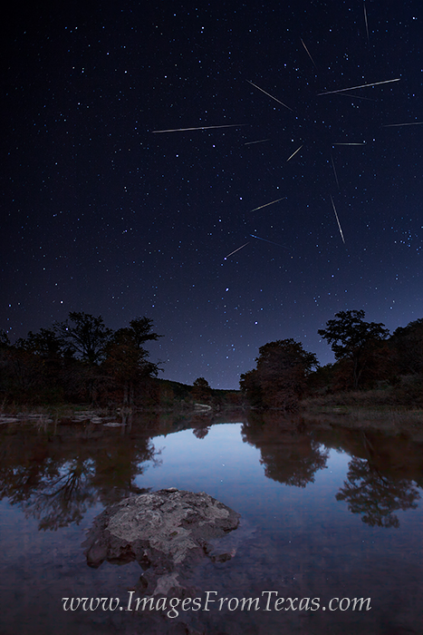 This image from Pedernales Falls state park and the Leonids meteor shower was taken in the wee hours of the morning on November...