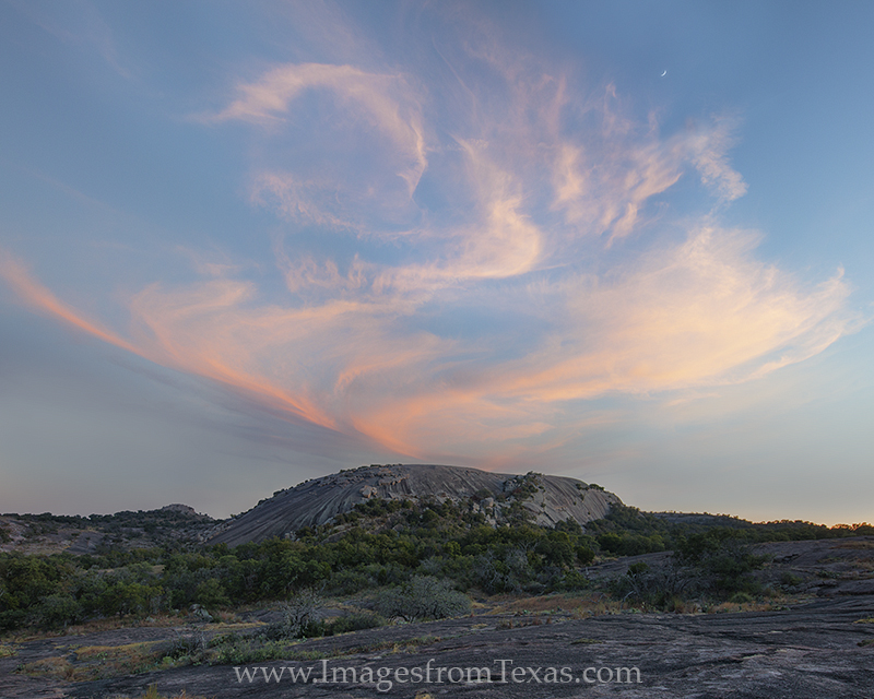 Among Texas landscapes, Enchanted Rock in the Hill Country is one of my favorites. On a special night when I had gone out to...
