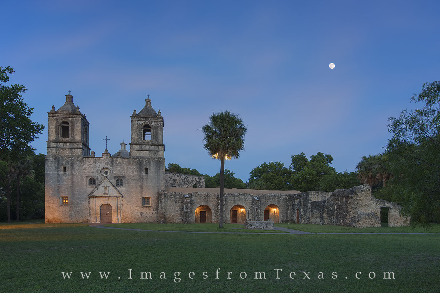 This image of Mission Concepcion, one of San Antonio's five missions that are part of the San Antonio Missions National Historic...