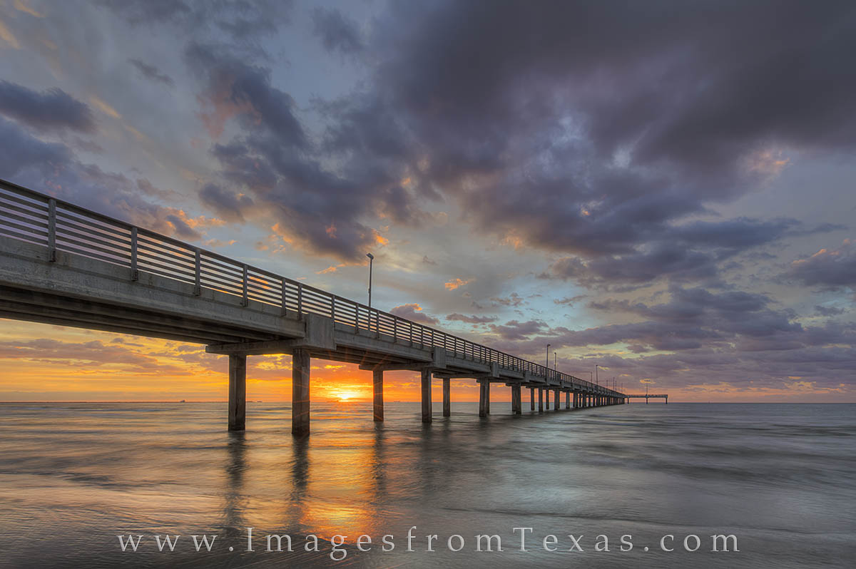 Caldwell Pier along the Port Aransas shoreline is one of my favorite places along the Texas coast to photograph at sunrise. In...