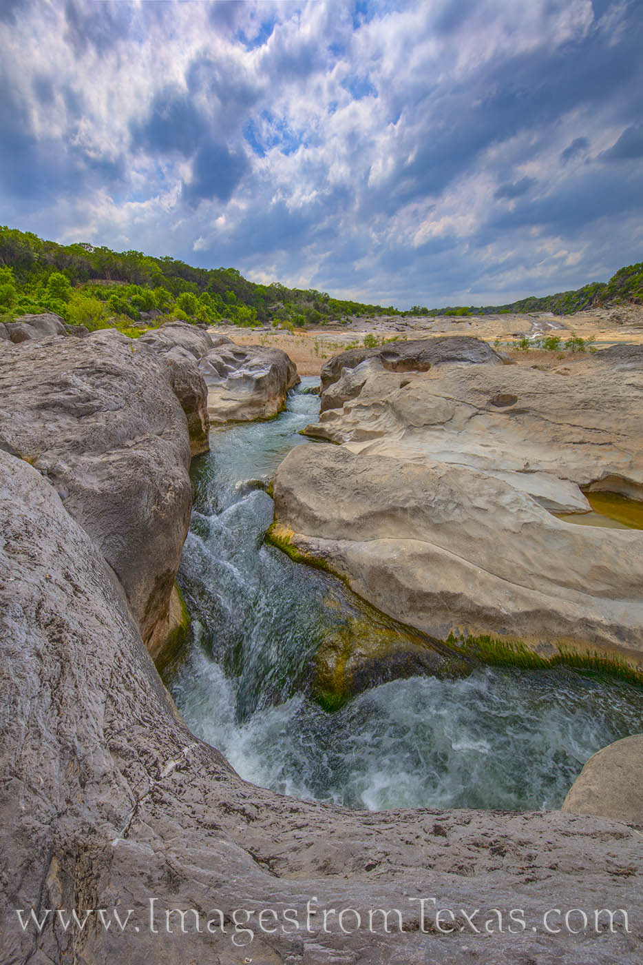 One of my favorite bends in the river at Pedernales State Park, this portion of the rocky terrain makes for great viewing and...