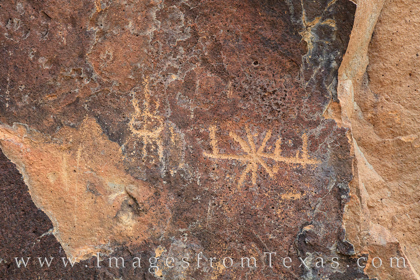 Petroglyph in Big Bend National Park 1