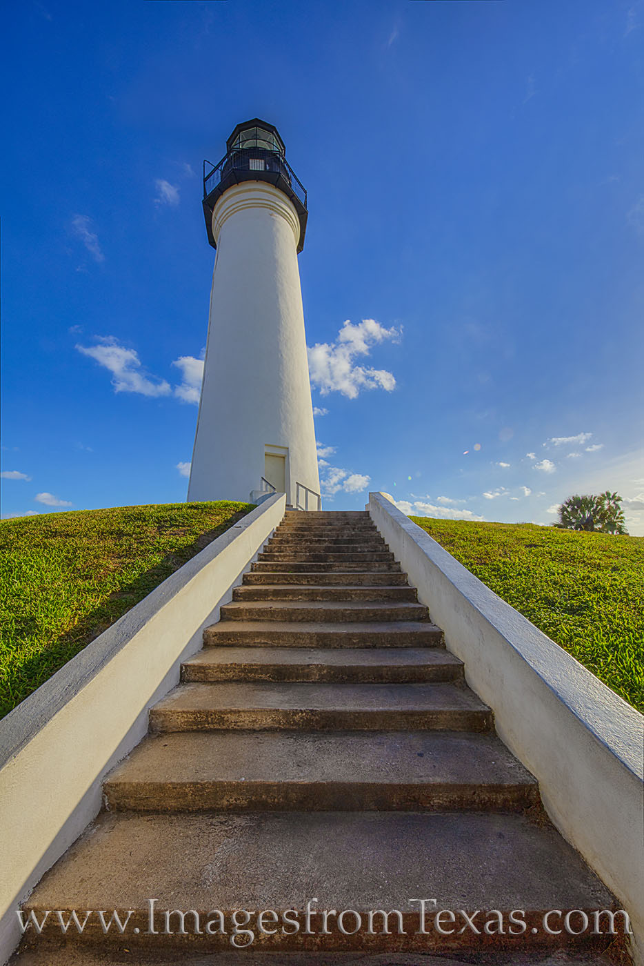 The Port Isabel Lightouse, located in Port Isabel, Texas, was built in 1852 to direct ships through the Brazos Santiago Pass...