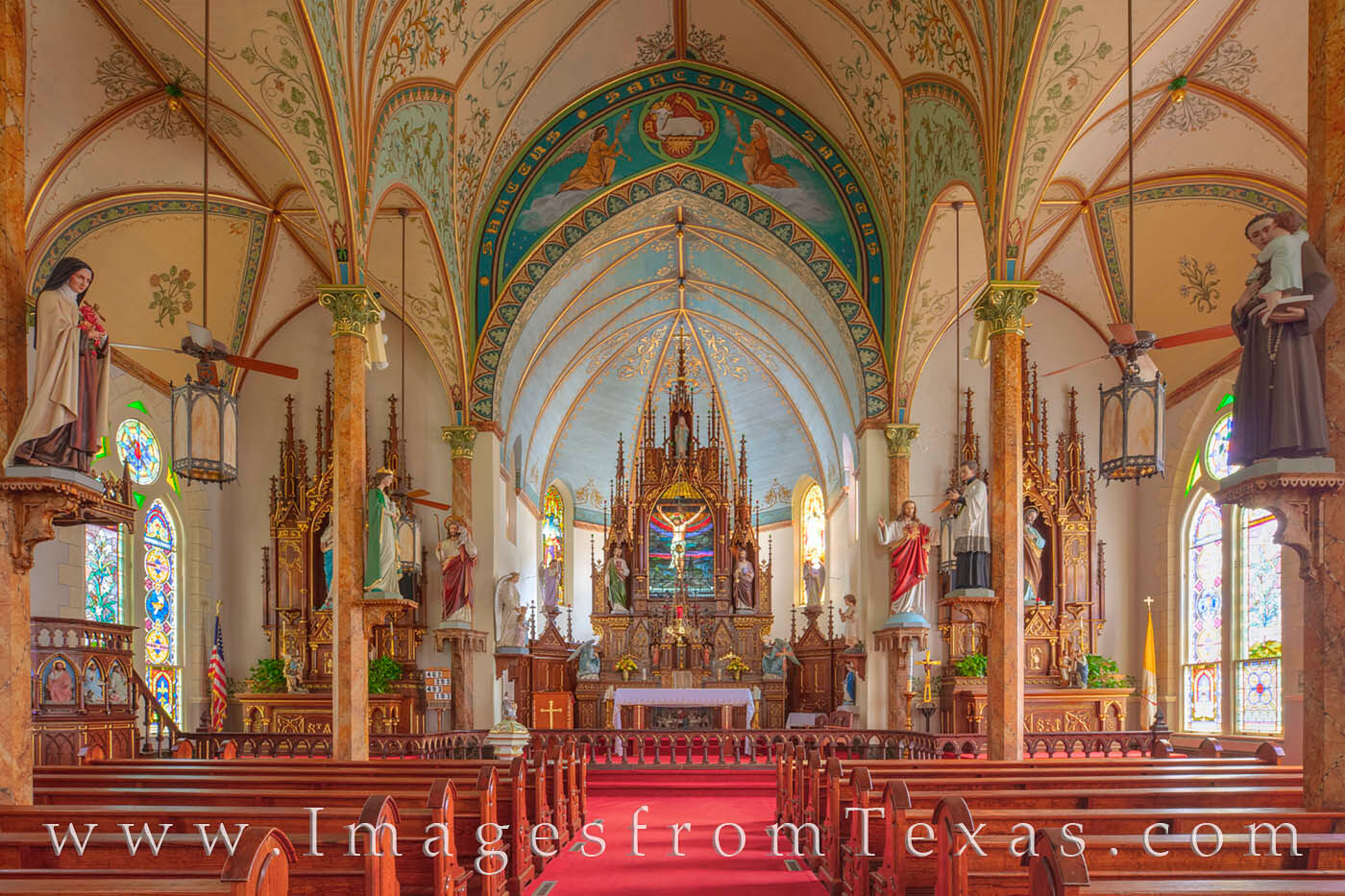 St. Mary Catholic Church in High Hill, Texas, was built in 1906 and designed by famed architect Leo Dielmann. Known as the “...