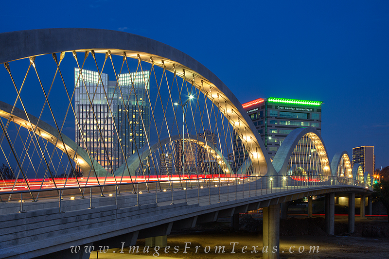 The Seventh Street Bridge in Fort Worth, Texas, bridges the cultural district with the downtown area. It opened in November...