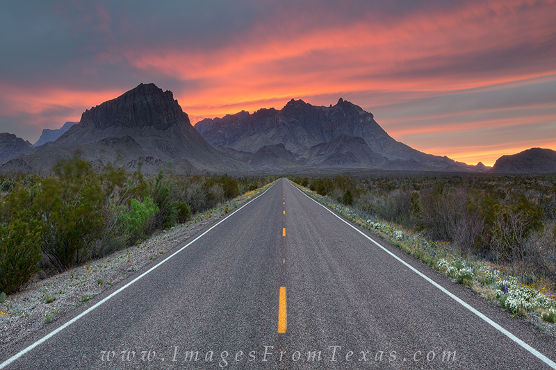 I was panning on shooting wildflowers around Big Bend National Park, but when the sky lit up, I pulled over and set up in the...