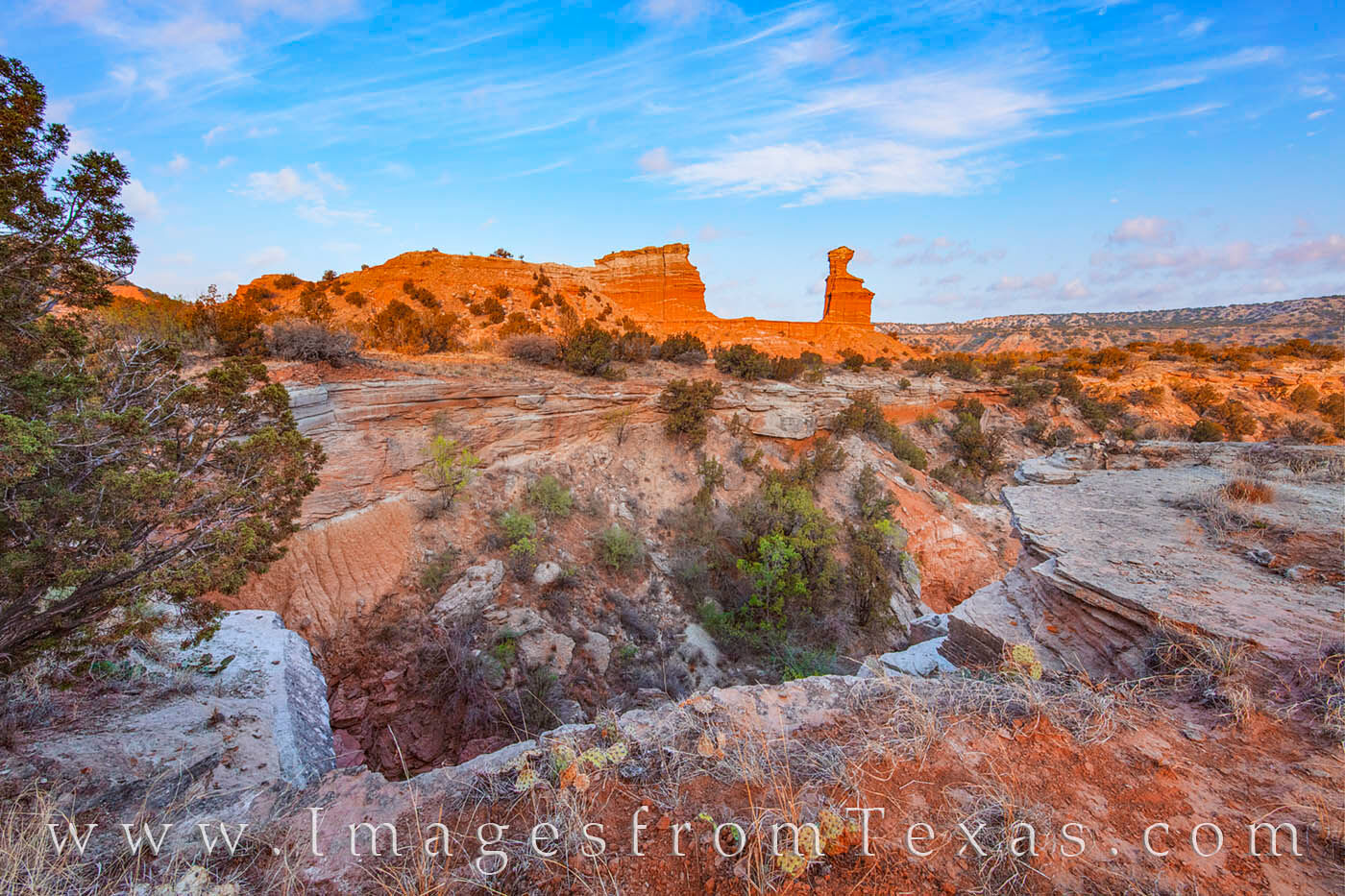 The Lighthouse in Palo Duro Canyon is an icon of the park and a hiking destination worth the 6 mile round trip.